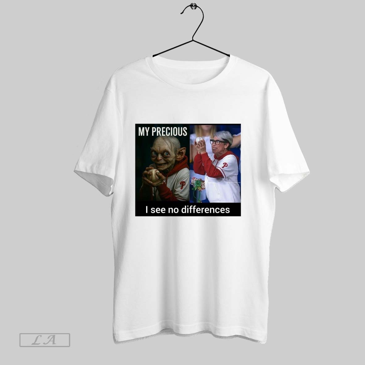 Original My Precious I See No Differences Philadelphia Phillies Mlb Meme T-Shirts, Hoodie, Sweatshirt - T-Shirt, Sweatshirt, Hoodie