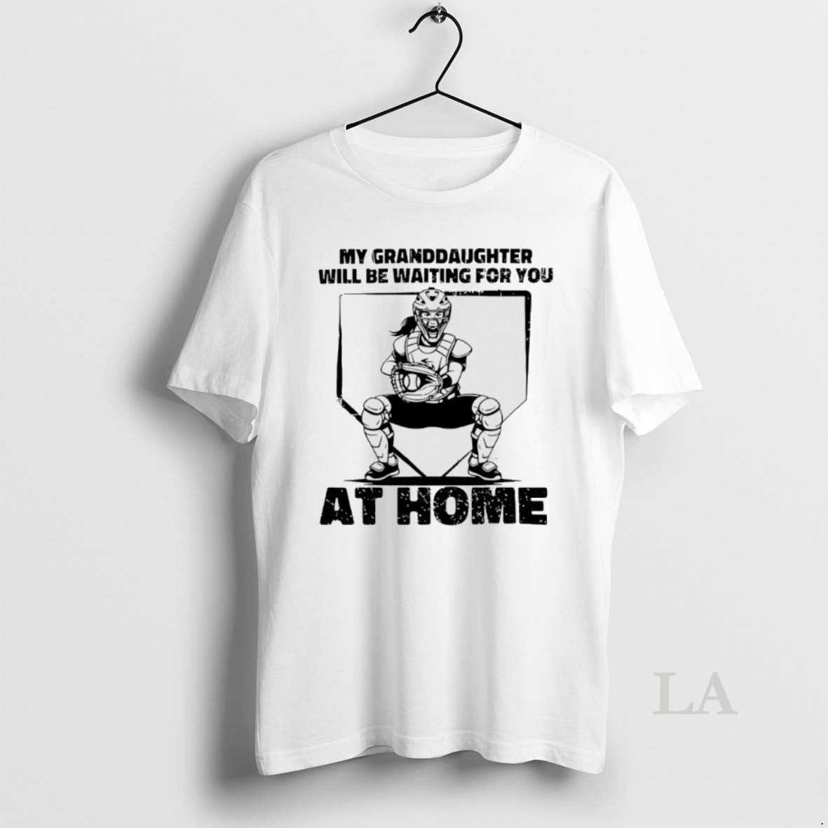 Original My Granddaughter Will Be Waiting You Home Softball T-Shirts, Hoodie, Sweatshirt - T-Shirt, Sweatshirt, Hoodie