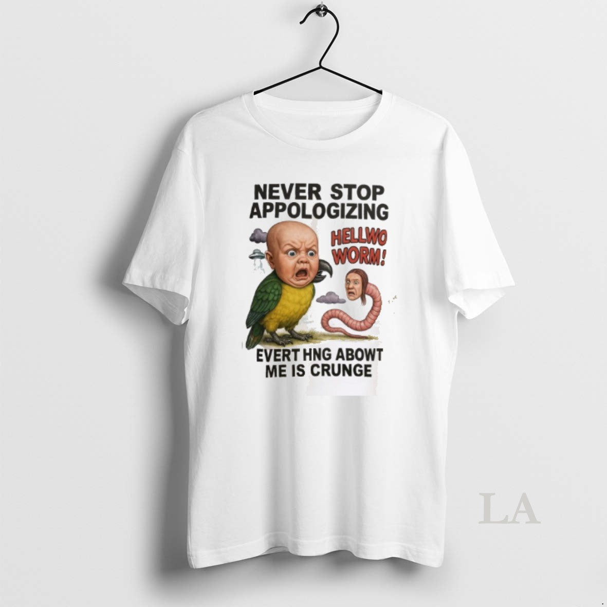 Original Never Stop Appologizing Hellwo Worm Evert Hng Abowt Me Is Crunge T-Shirts, Hoodie, Sweatshirt - T-Shirt, Sweatshirt, Hoodie