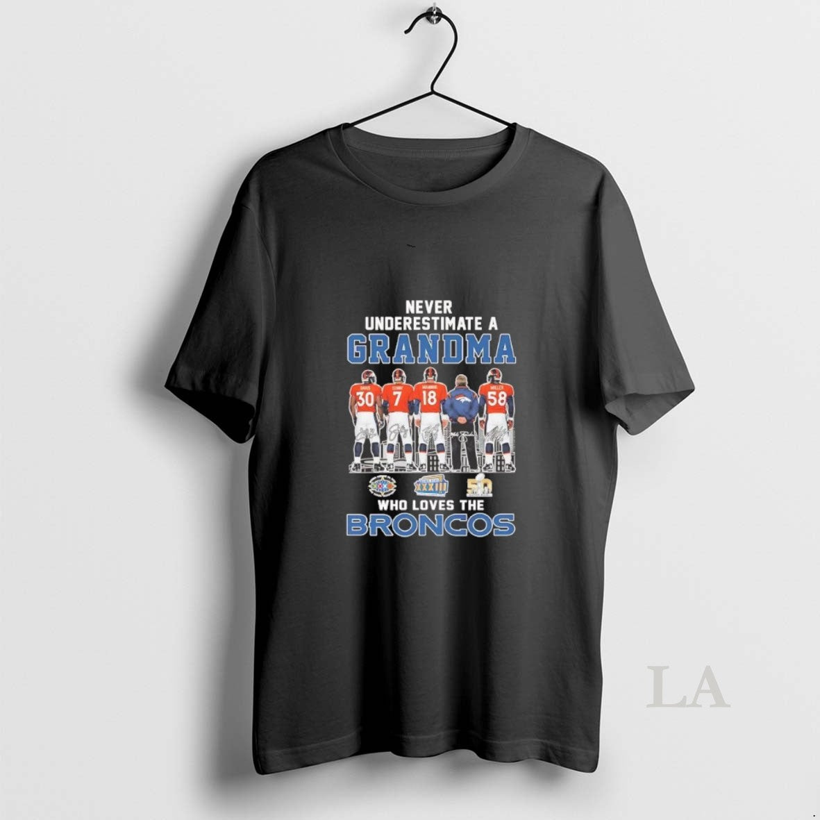 Original Never Underestimate Grandma Who Loves Broncos Players T-Shirts, Hoodie, Sweatshirt - T-Shirt, Sweatshirt, Hoodie