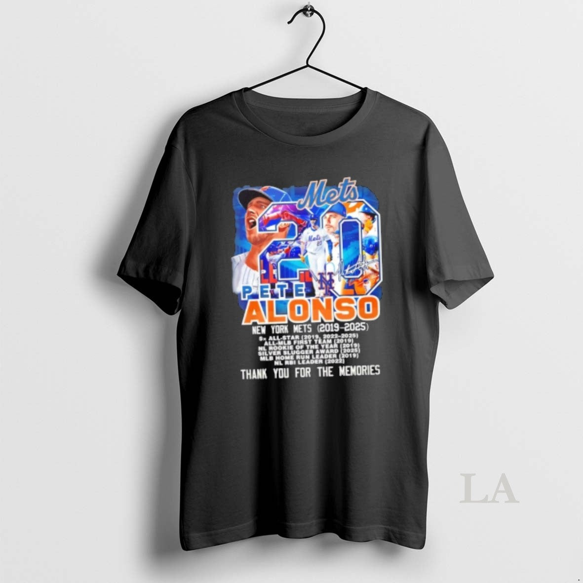 Original New York Mets Pete Alonso 2019 2025 Thank You Memories Signature T-Shirts, Hoodie, Sweatshirt - T-Shirt, Sweatshirt, Hoodie