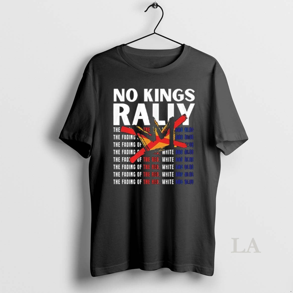 Original No Kings Rally Fading Red T-Shirts, Hoodie, Sweatshirt - T-Shirt, Sweatshirt, Hoodie