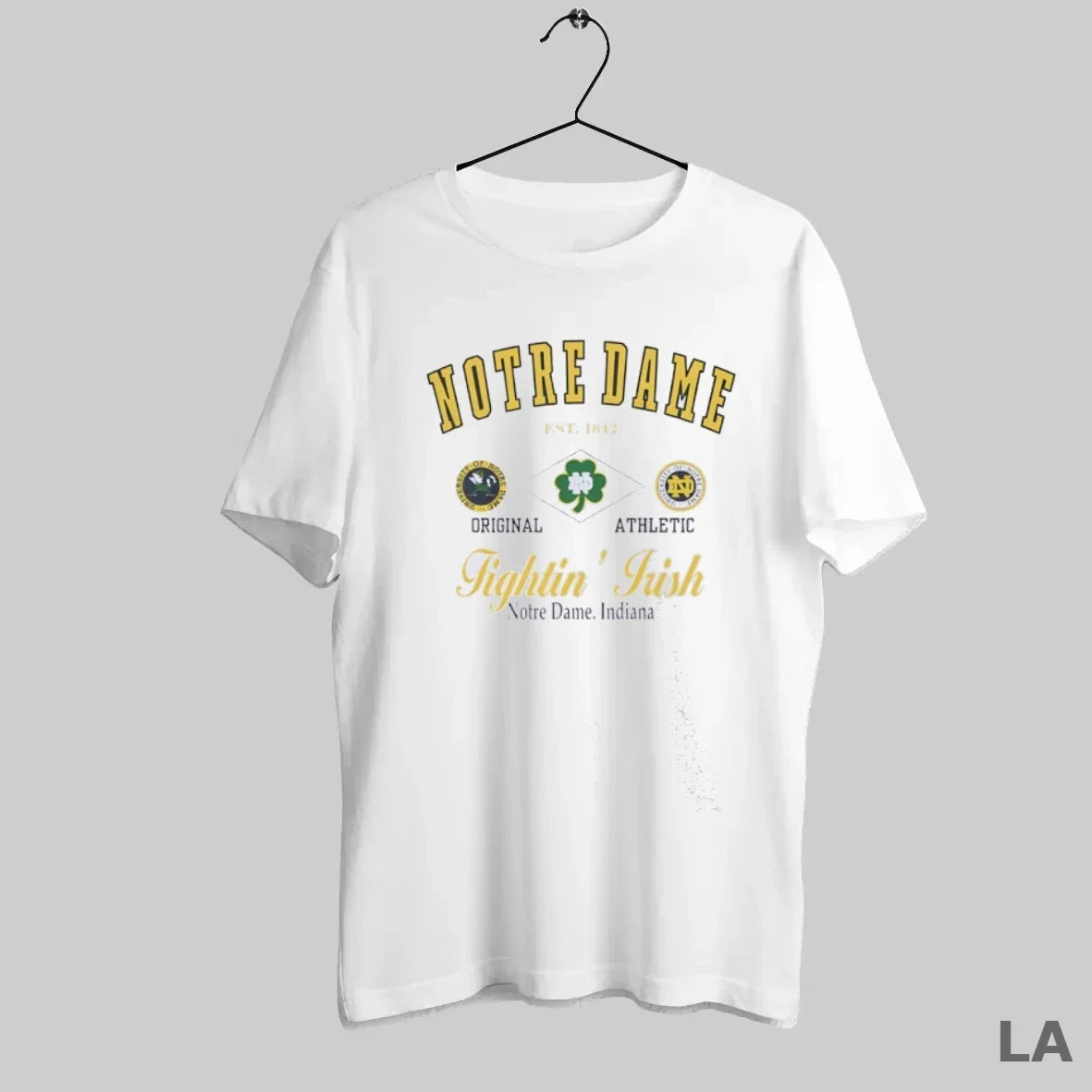 Original Notre Dame Fighting Irish Indiana Est 1812 Athletic Logo T-Shirts, Hoodie, Sweatshirt - T-Shirt, Sweatshirt, Hoodie
