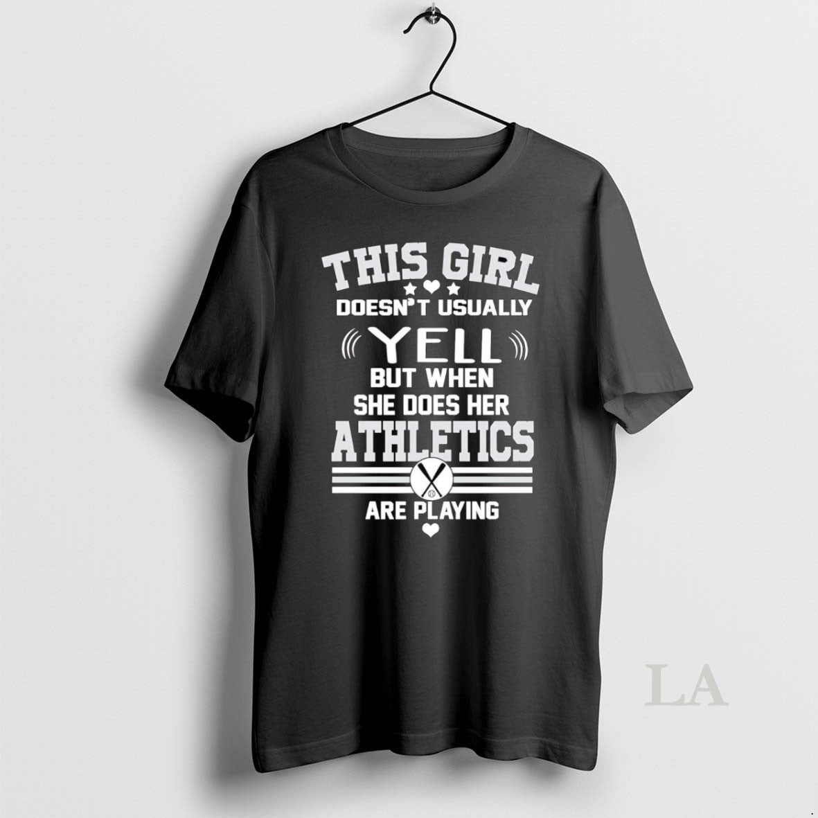 Original Oakland Athletics This Girl Doesnt Usually Yell T-Shirts, Hoodie, Sweatshirt - T-Shirt, Sweatshirt, Hoodie