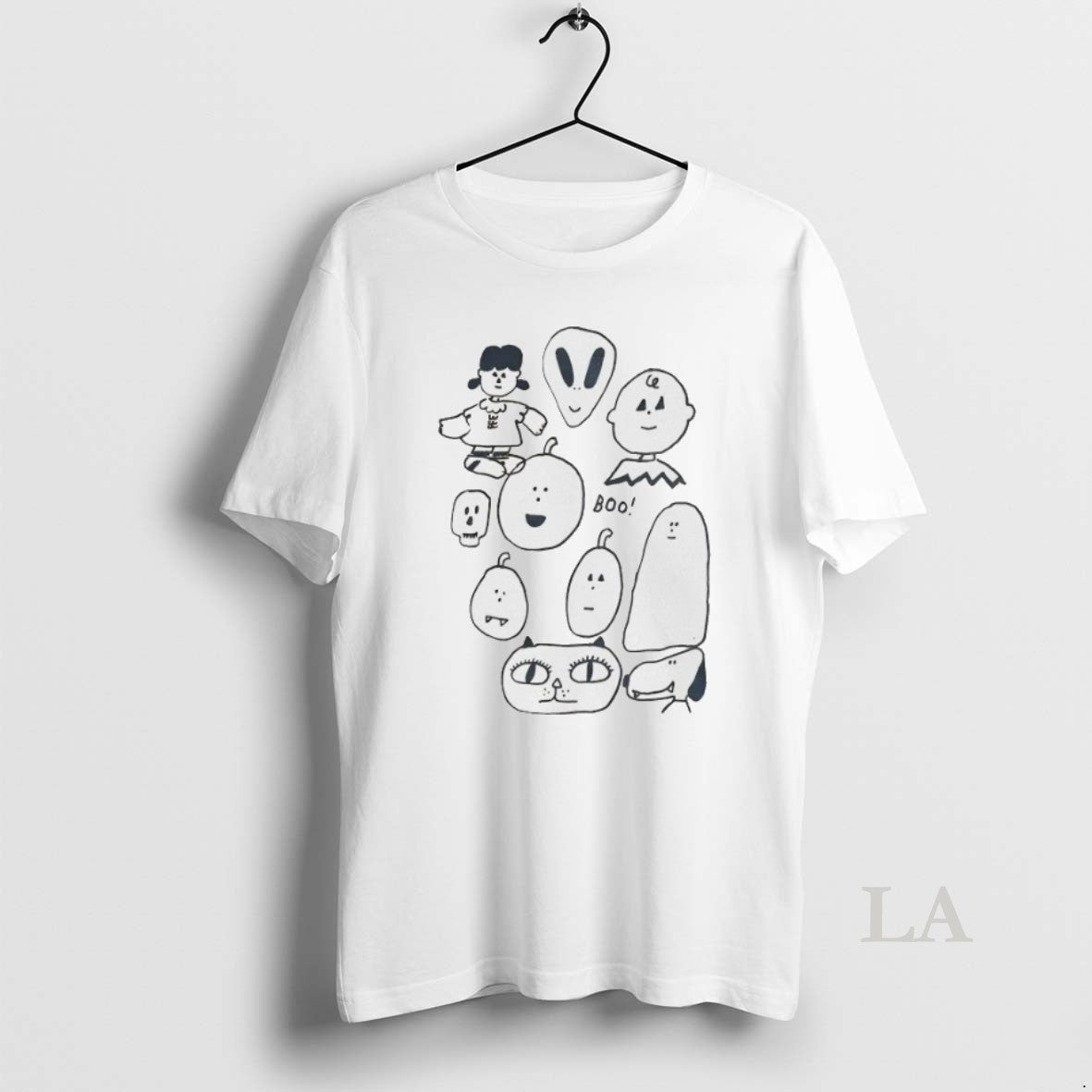 Original Peanuts Characters X Alien Boo T-Shirts, Hoodie, Sweatshirt - T-Shirt, Sweatshirt, Hoodie