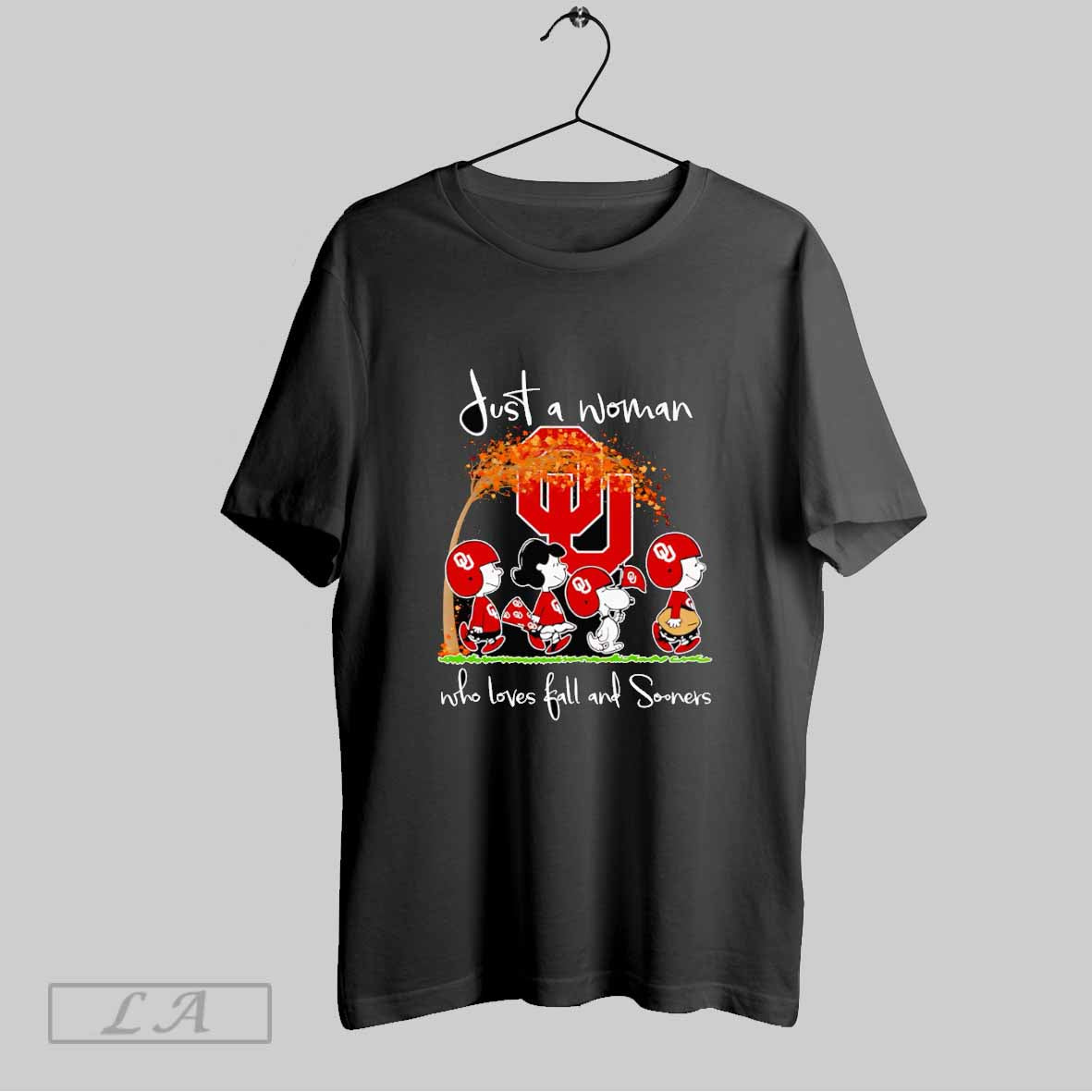Original Peanuts Just Woman Who Loves Fall Sooners T-Shirts, Hoodie, Sweatshirt - T-Shirt, Sweatshirt, Hoodie
