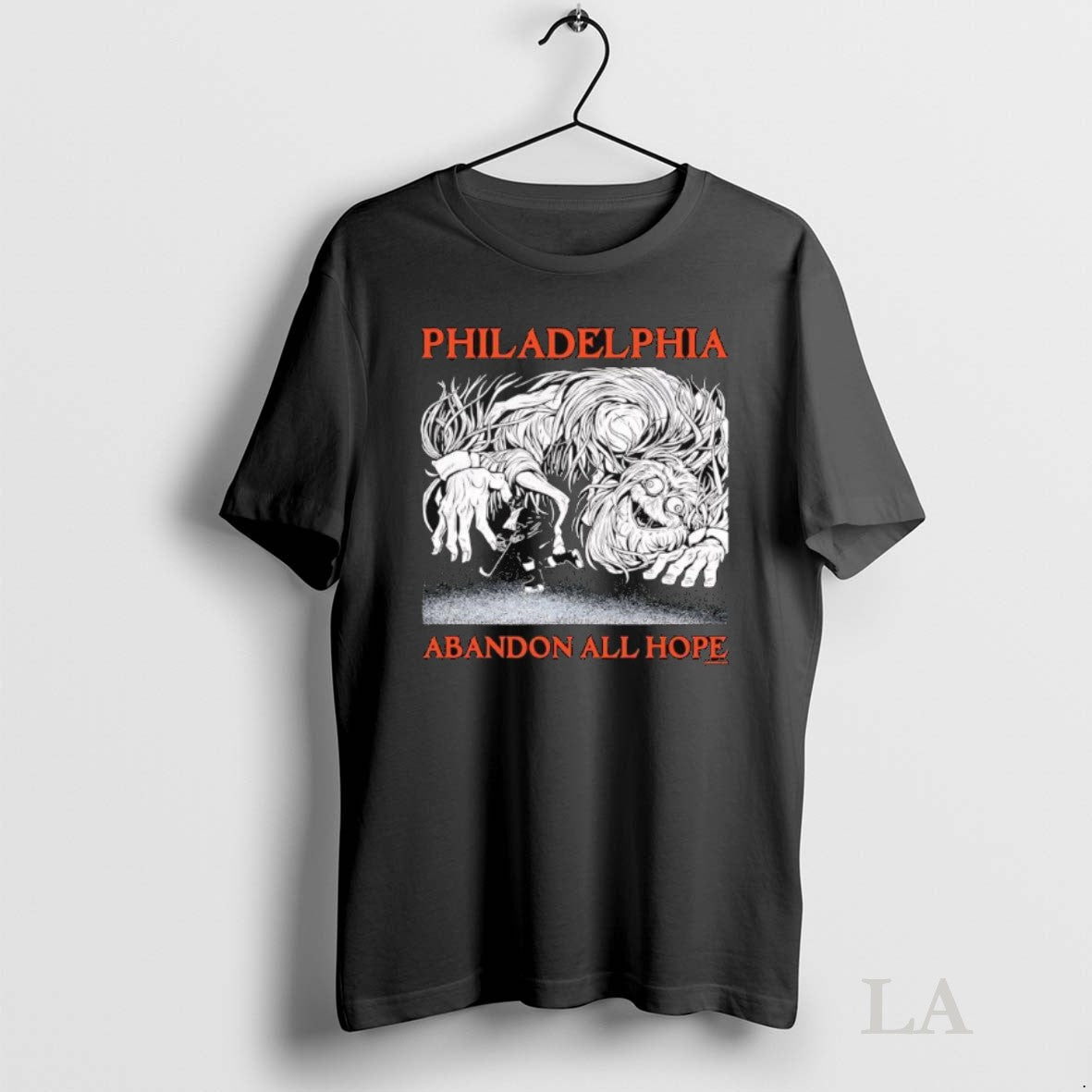Original Philadelphia Abandon All Hope Philadelphia Flyer Hockey Player T-Shirts, Hoodie, Sweatshirt - T-Shirt, Sweatshirt, Hoodie