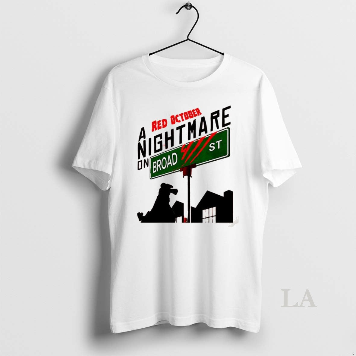 Original Philadelphia Phillies Baseball Red October Broad Street Nightmare Phillie Phanatic Silhouette T-Shirts, Hoodie, Sweatshirt - T-Shirt, Sweatshirt, Hoodie