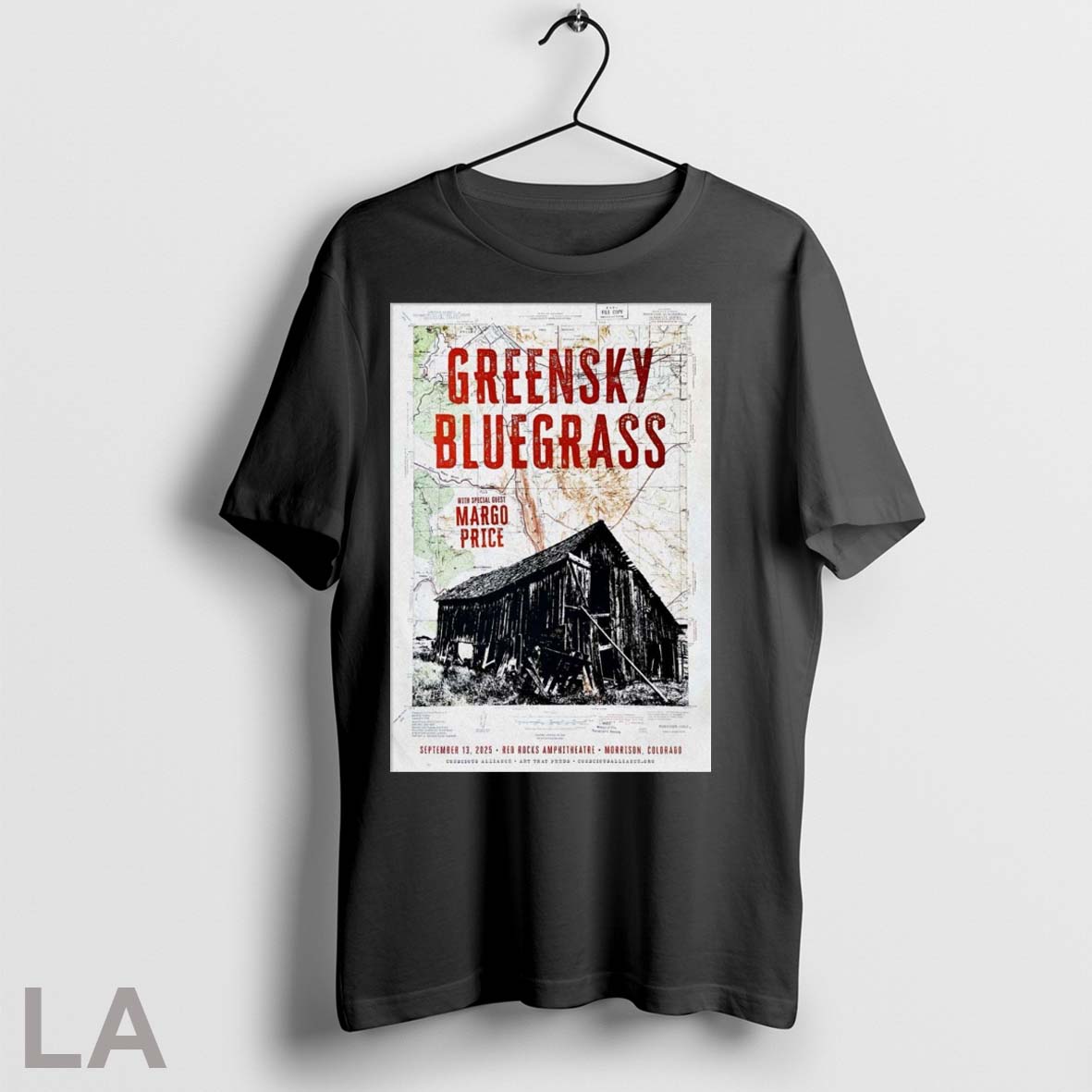 Original Poster Greensky Bluegrass September 13 2025 Red Rocks Amphitheatre Morrison Co T-Shirts, Hoodie, Sweatshirt - T-Shirt, Sweatshirt, Hoodie