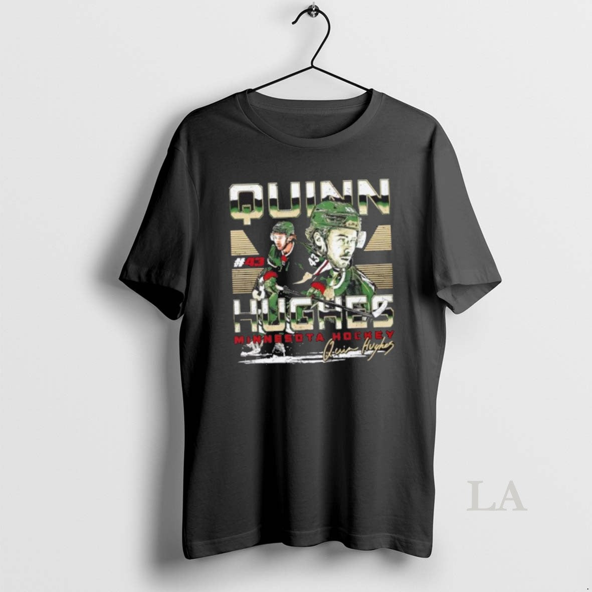 Original Quinn Hughes Minnesota Wild Dual Signature T-Shirts, Hoodie, Sweatshirt - T-Shirt, Sweatshirt, Hoodie