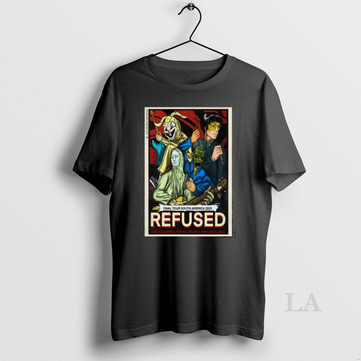 Original Refused Nov 3 2025 Teatro Coliseo Santiago Chile T T-Shirts, Hoodie, Sweatshirt - T-Shirt, Sweatshirt, Hoodie