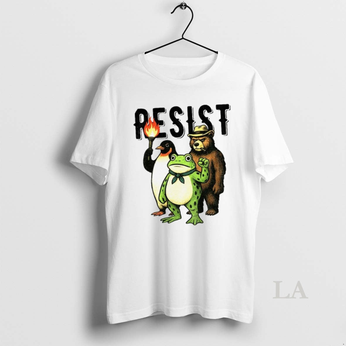 Original Resist Portland Frog Penguin Bear Resist Abolish Ice T-Shirts, Hoodie, Sweatshirt - T-Shirt, Sweatshirt, Hoodie