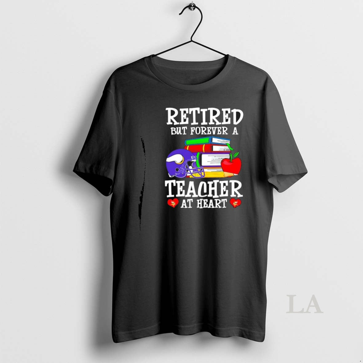 Original Retired But Forever Teacher Heart Minnesota Vikings Football T-Shirts, Hoodie, Sweatshirt - T-Shirt, Sweatshirt, Hoodie