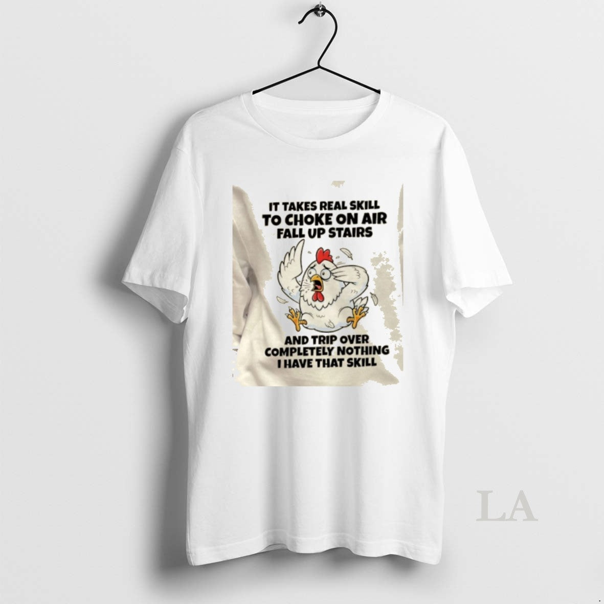 Original Rooster Takes Real Skill Choke Air Fall Up Stairs Trip T-Shirts, Hoodie, Sweatshirt - T-Shirt, Sweatshirt, Hoodie