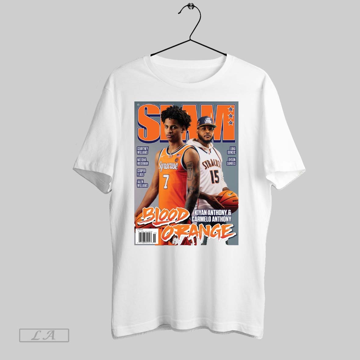 Original Slam Blood Orange Kiyan Anthony Carmelo Anthony Syracuse Orange Basketball Ncaa Poster T-Shirts, Hoodie, Sweatshirt - T-Shirt, Sweatshirt, Hoodie