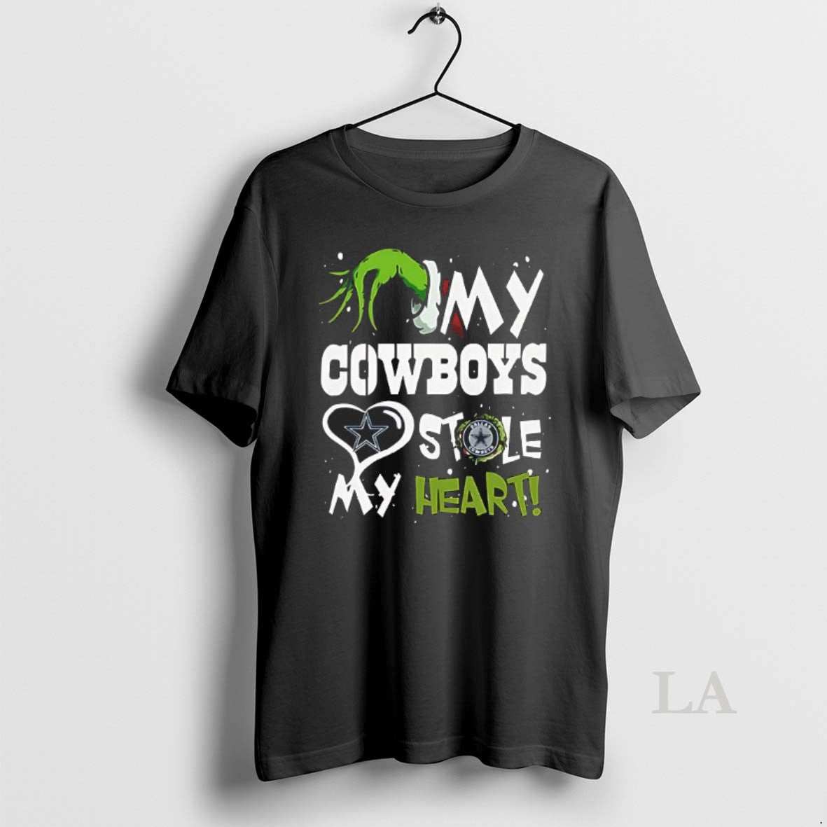 Original Santa Grinch X My Cowboys Football Stole My Heart T-Shirts, Hoodie, Sweatshirt - T-Shirt, Sweatshirt, Hoodie