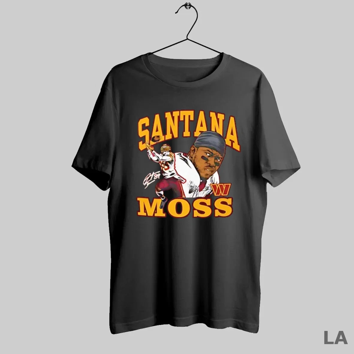 Original Santana Moss Washington Commanders Signature Cartoon T-Shirts, Hoodie, Sweatshirt - T-Shirt, Sweatshirt, Hoodie