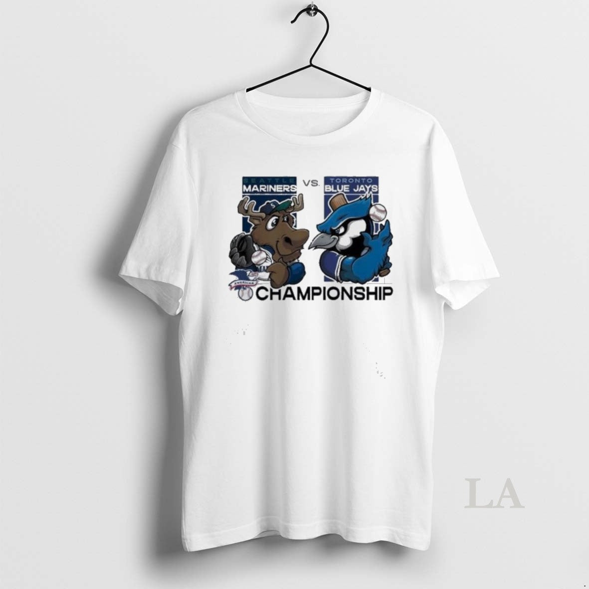 Original Seattle Mariners Vs Toronto Blue Jays 2025 Mlb League Championship Mascot T-Shirts, Hoodie, Sweatshirt - T-Shirt, Sweatshirt, Hoodie