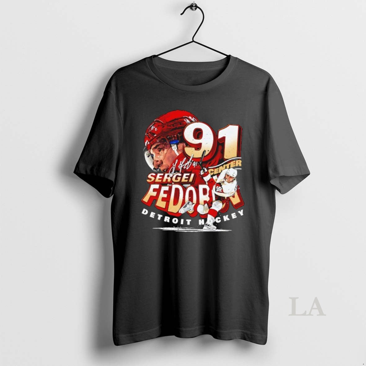 Original Sergei Fedorov 91 Detroit Red Wings Hockey Player Name T-Shirts, Hoodie, Sweatshirt - T-Shirt, Sweatshirt, Hoodie