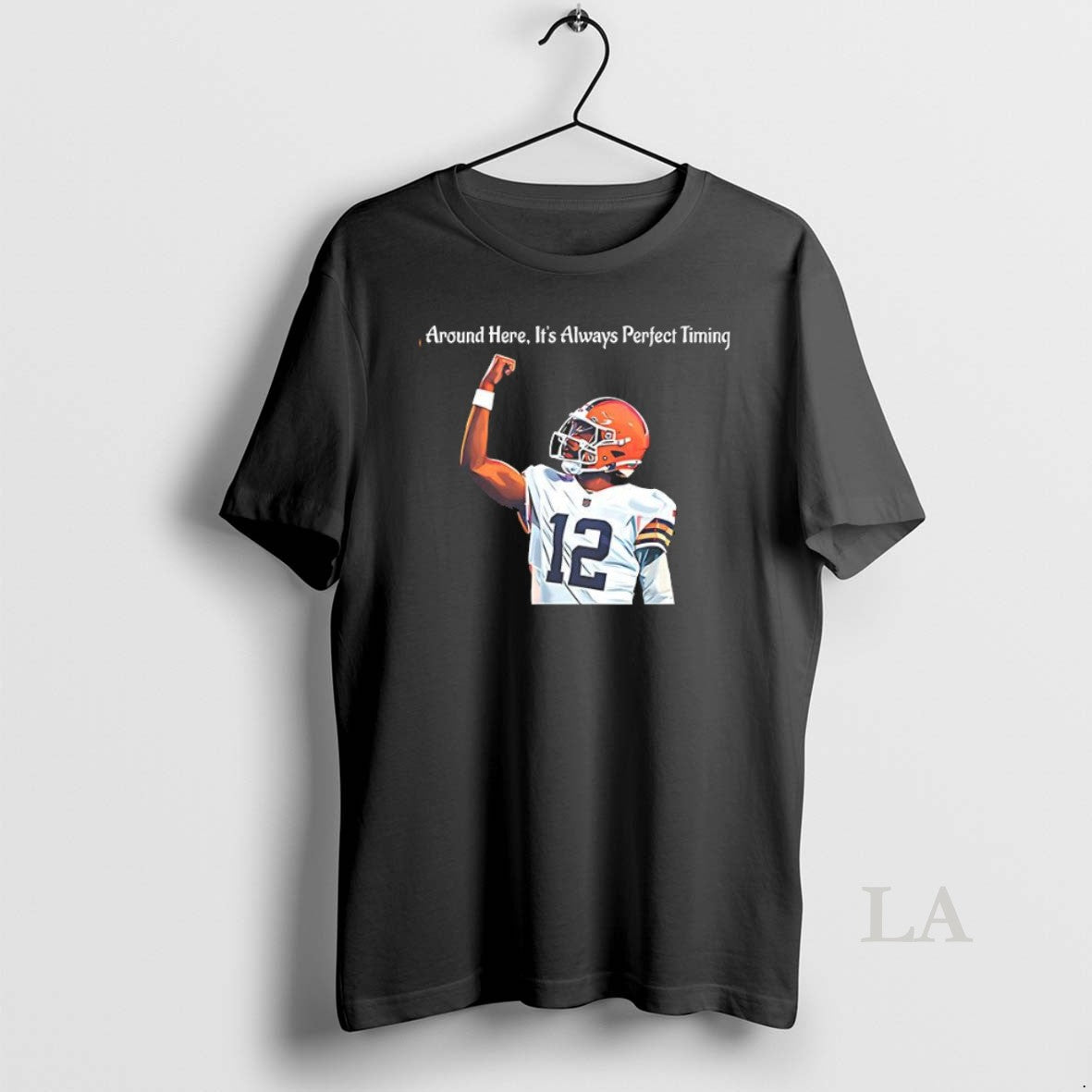 Original Shedeur Sanders Around Here Always Perfect Timing T-Shirts, Hoodie, Sweatshirt - T-Shirt, Sweatshirt, Hoodie