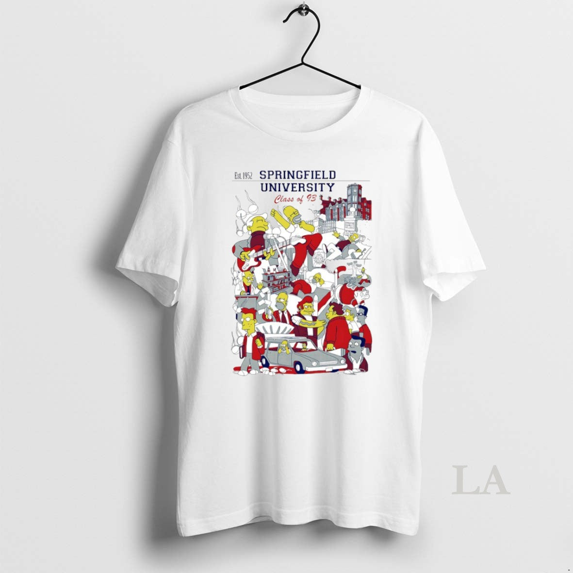 Original Simpsons Springfiled University Class 93 Circle T-Shirts, Hoodie, Sweatshirt - T-Shirt, Sweatshirt, Hoodie