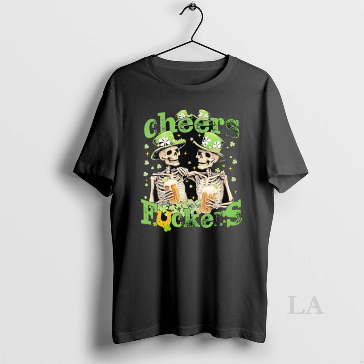 Original Skeleton Drinking Beer Cheers Fuckers St Patricks Day Funny T-Shirts, Hoodie, Sweatshirt - T-Shirt, Sweatshirt, Hoodie