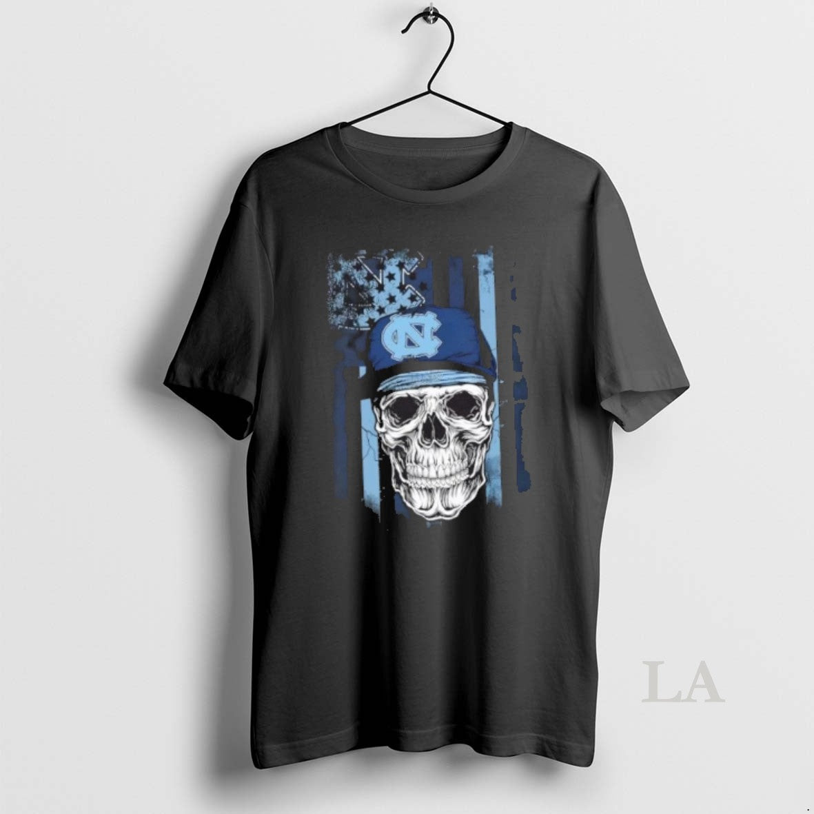 Original Skull Wearing Cap North Carolina Tar Heels Us Flag T-Shirts, Hoodie, Sweatshirt - T-Shirt, Sweatshirt, Hoodie