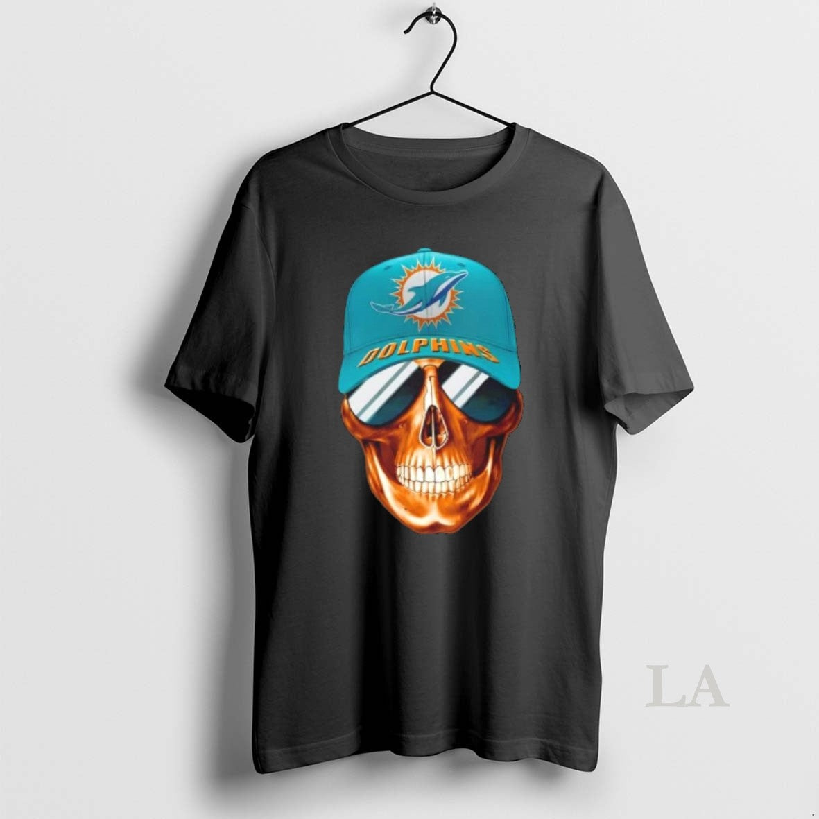 Original Skull Wearing Cap Smile Miami Dolphins Fans T-Shirts, Hoodie, Sweatshirt - T-Shirt, Sweatshirt, Hoodie