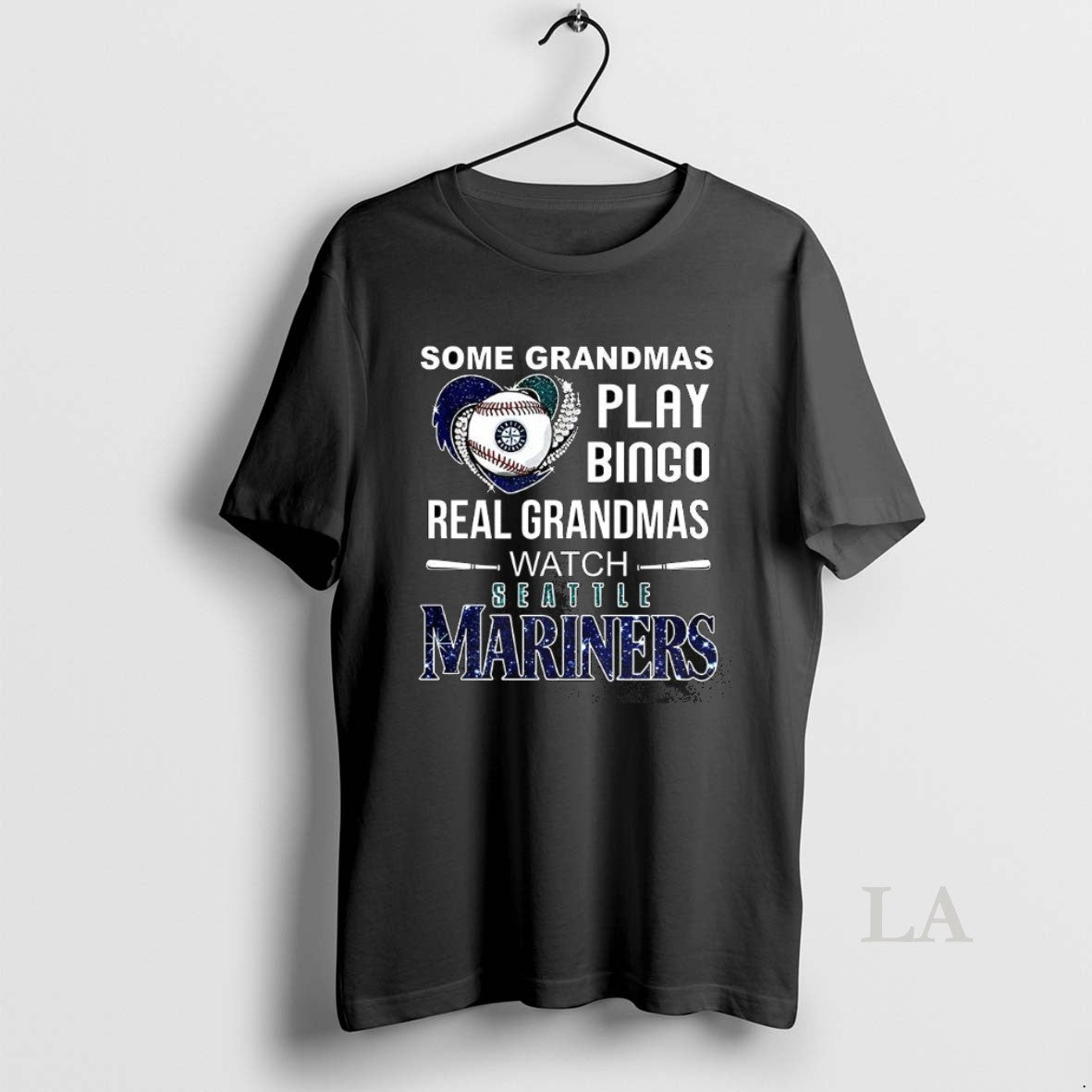 Original Some Grandmas Play Bingo Real Grandmas Watch Seattle Mariners Baseball Diamond Heart T-Shirts, Hoodie, Sweatshirt - T-Shirt, Sweatshirt, Hoodie