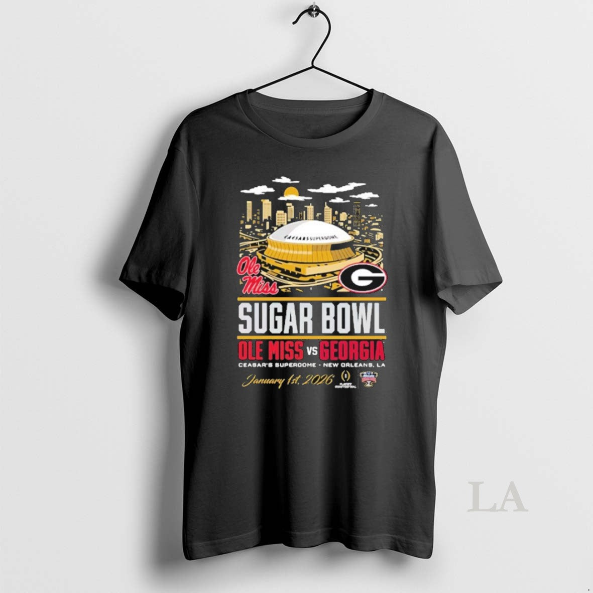 Original Something Inked Georgia Bulldogs Black 2026 Sugar Bowl Head Head T-Shirts, Hoodie, Sweatshirt - T-Shirt, Sweatshirt, Hoodie