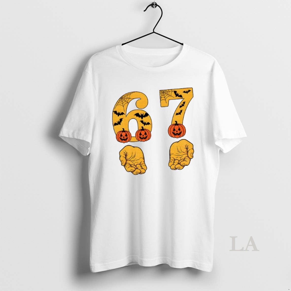 Original Spooky 6 7 Halloween Numbers Bats Pumpkins T-Shirts, Hoodie, Sweatshirt - T-Shirt, Sweatshirt, Hoodie