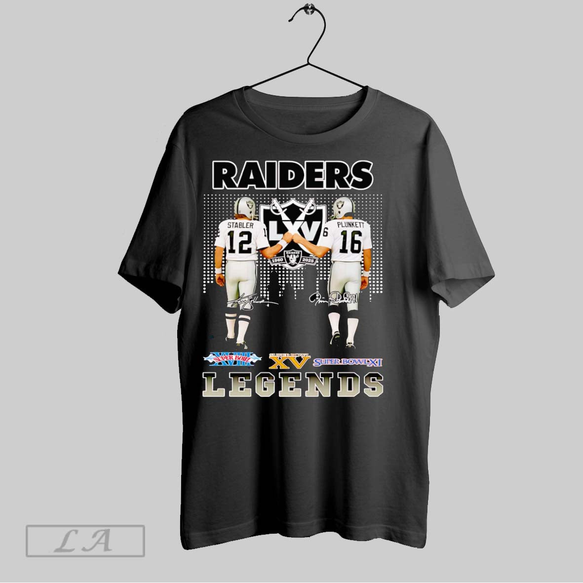 Original Stabler Plunkett Raiders Legends Signature T-Shirts, Hoodie, Sweatshirt - T-Shirt, Sweatshirt, Hoodie