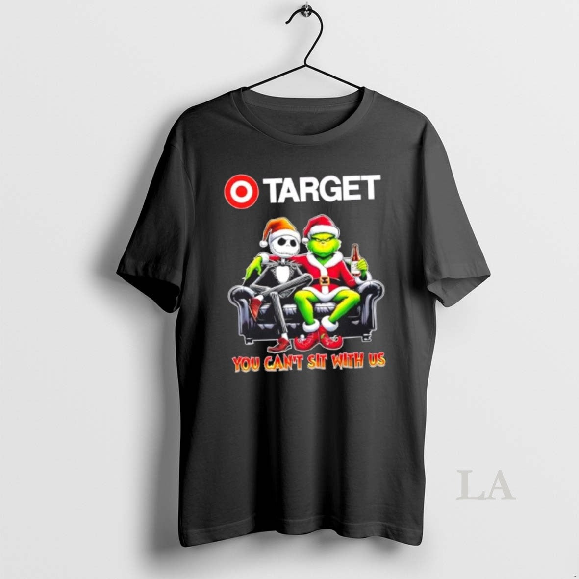Original Target X Grinch Jack Skellington Happy Hallothankmas You Cant Sit Us T-Shirts, Hoodie, Sweatshirt - T-Shirt, Sweatshirt, Hoodie