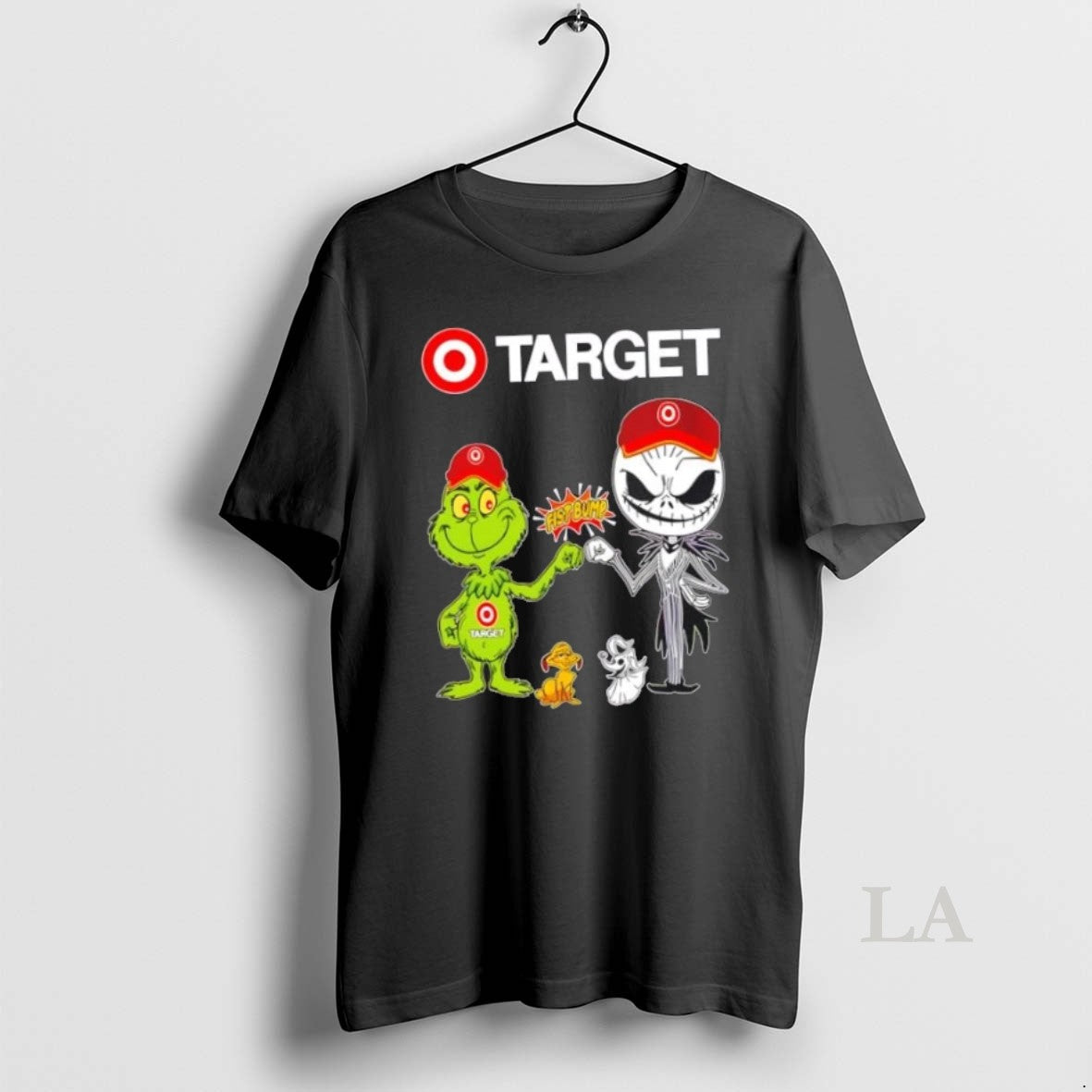 Original Target X Grinch Jack Skellington Fist Bump Uniwilling Friends T-Shirts, Hoodie, Sweatshirt - T-Shirt, Sweatshirt, Hoodie