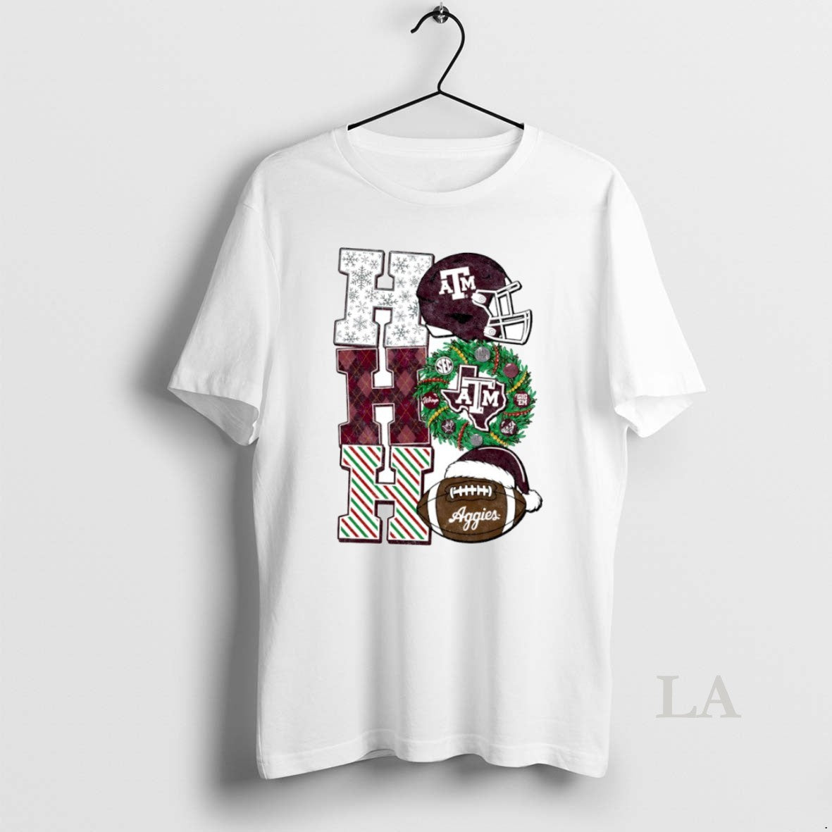 Original Texas M Aggies Ho Ho Ho Helmet Circle T-Shirts, Hoodie, Sweatshirt - T-Shirt, Sweatshirt, Hoodie