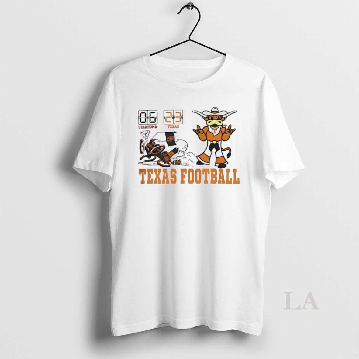 Original Texas Longhorns Beat Oklahoma Sooners 2025 Red River Rivalry Score 23 6 Mascot T-Shirts, Hoodie, Sweatshirt - T-Shirt, Sweatshirt, Hoodie