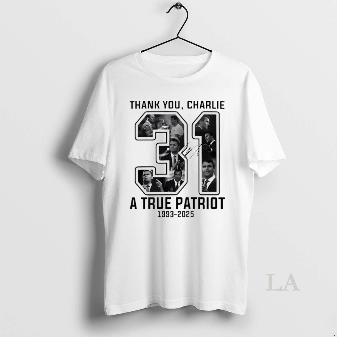 Original Thank You Charlie Kirk 31 True Patriot 1993 2025 Signature T-Shirts, Hoodie, Sweatshirt - T-Shirt, Sweatshirt, Hoodie