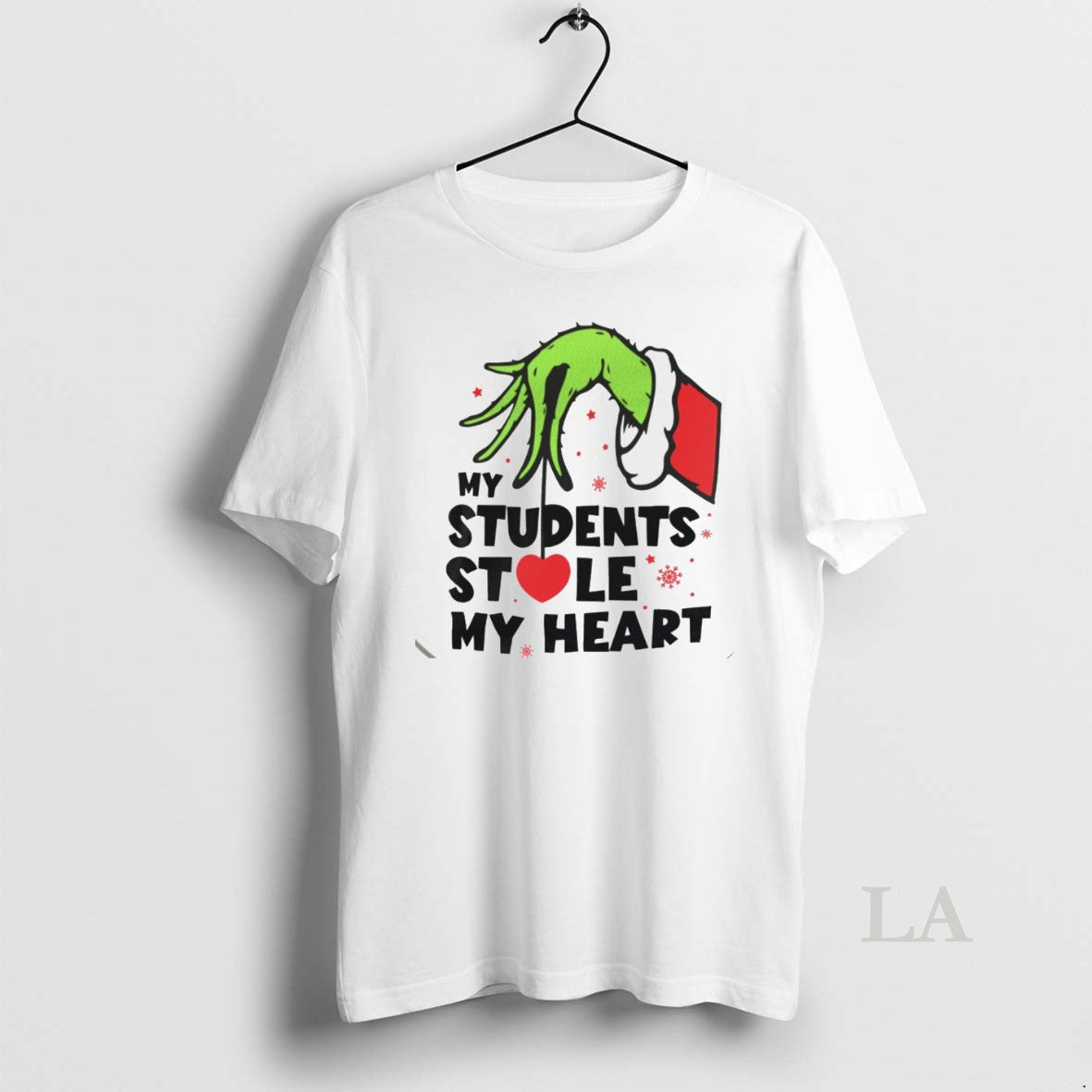 Original Grinch Hand My Students Stole My Heart White T-Shirts, Hoodie, Sweatshirt - T-Shirt, Sweatshirt, Hoodie