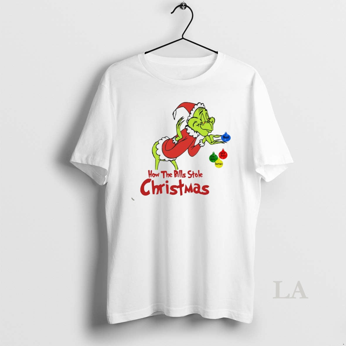 Original Grinch How Bills Stole White T-Shirts, Hoodie, Sweatshirt - T-Shirt, Sweatshirt, Hoodie