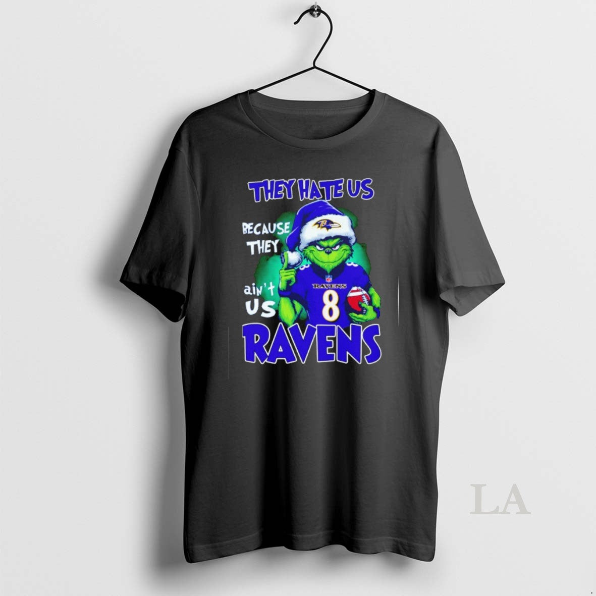 Original Grinch They Hate Us Because They Aint Us Baltimore Ravens T-Shirts, Hoodie, Sweatshirt - T-Shirt, Sweatshirt, Hoodie