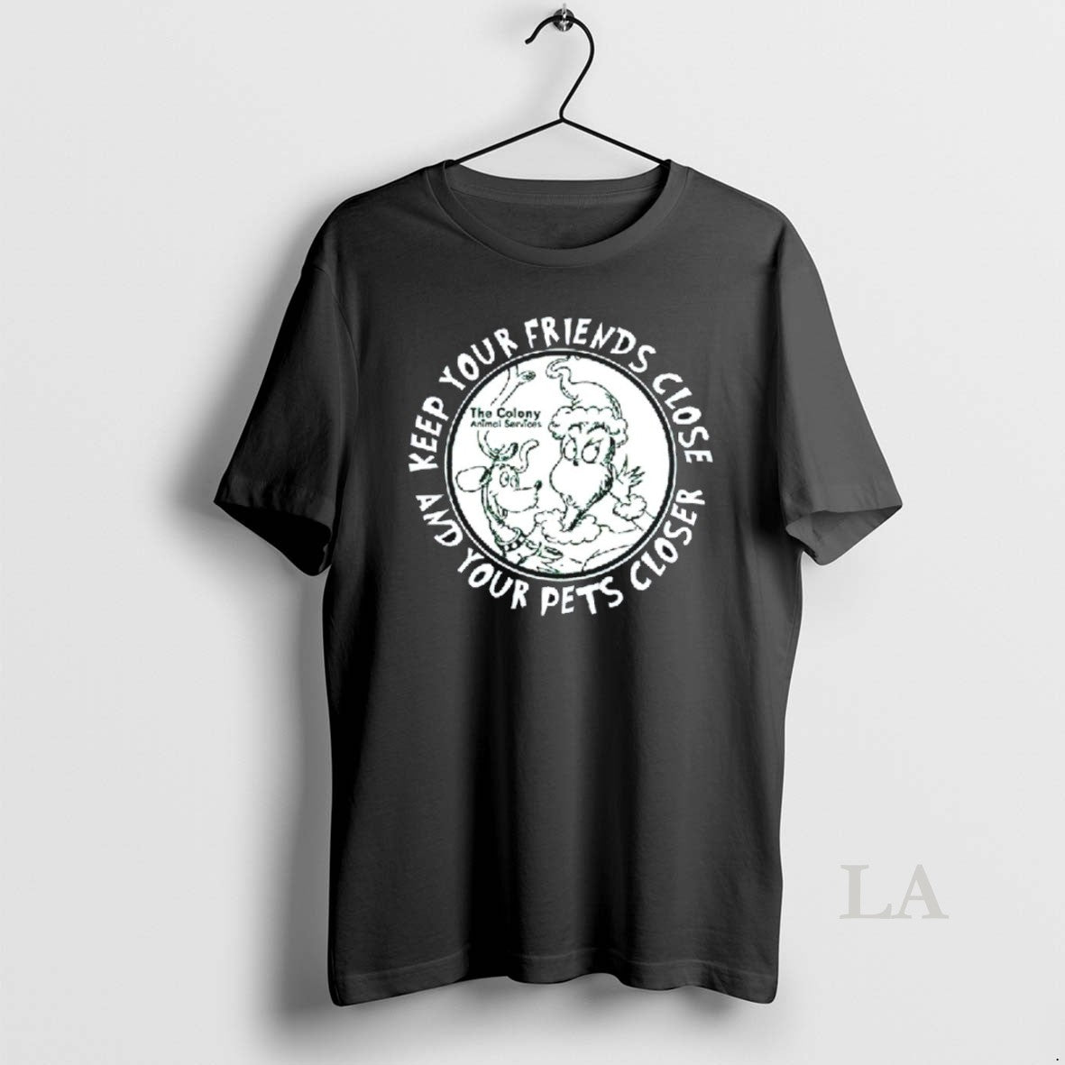 Original Grinch Keep Your Friends Close Your Pets Closer Charcoal T-Shirts, Hoodie, Sweatshirt - T-Shirt, Sweatshirt, Hoodie