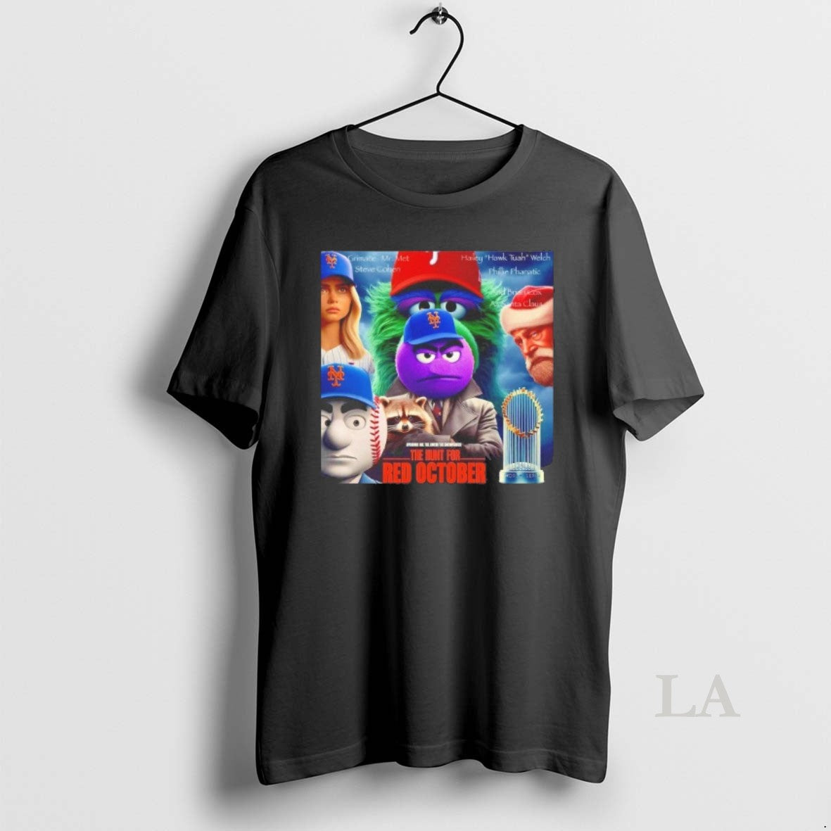 Original Hunt Red October Ny Mr Mets Grimace Santa Claus T-Shirts, Hoodie, Sweatshirt - T-Shirt, Sweatshirt, Hoodie