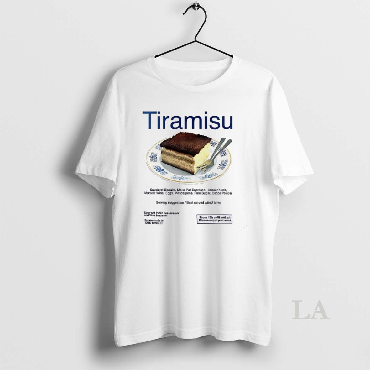 Original Tiramisu Serving Suggestion Best Served 2 Forks T-Shirts, Hoodie, Sweatshirt - T-Shirt, Sweatshirt, Hoodie