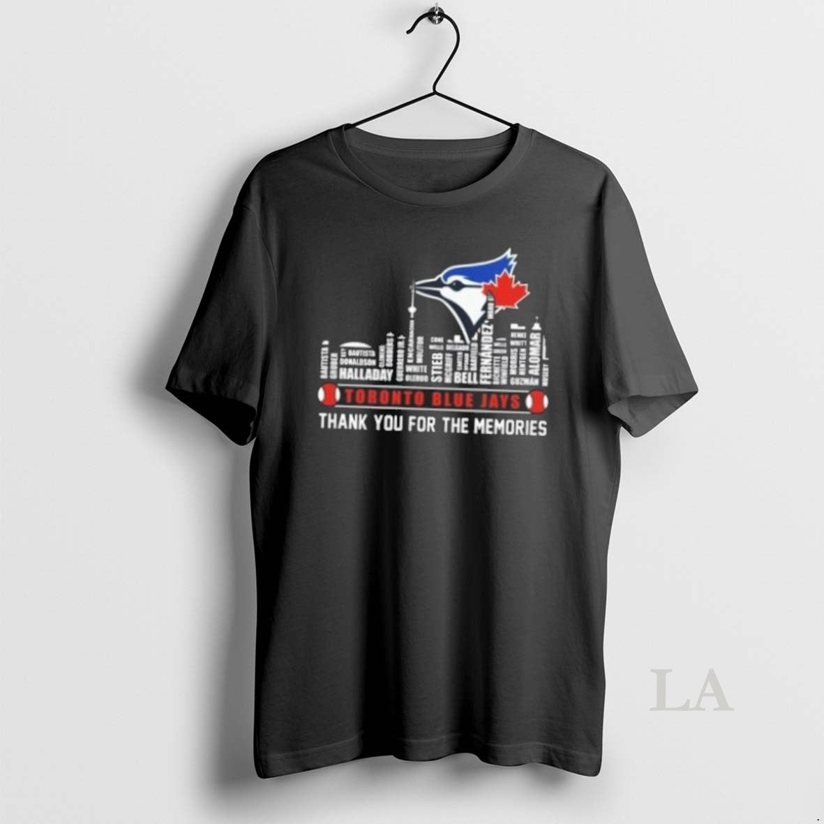 Original Toronto Blue Jays Skyline Names Thank You Memories 2025 T-Shirts, Hoodie, Sweatshirt - T-Shirt, Sweatshirt, Hoodie
