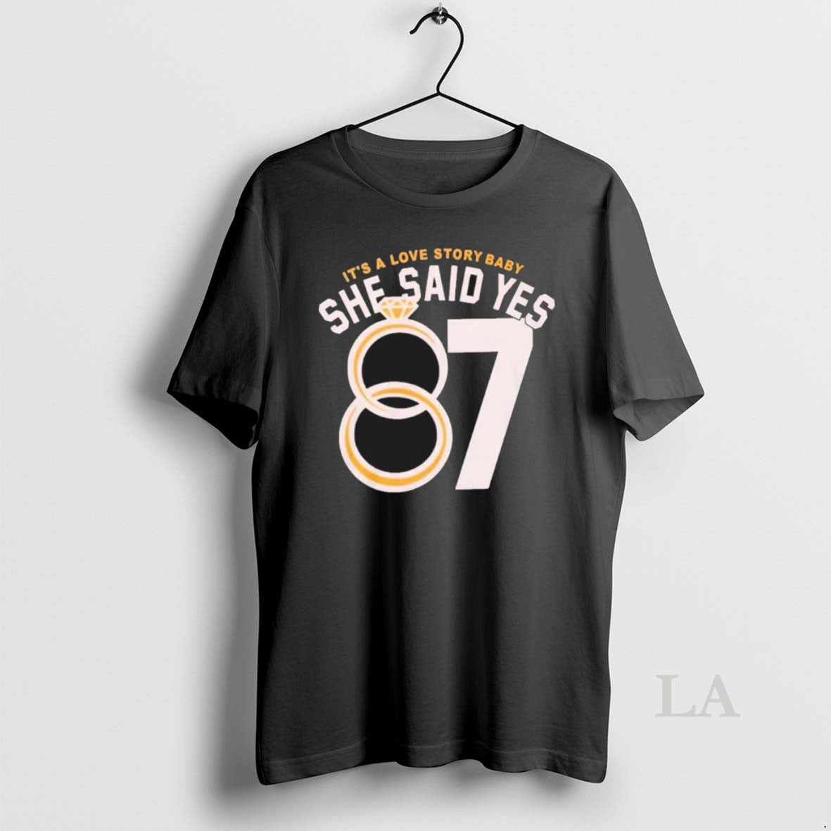 Original Travis Kelce Love Story Baby Just Say Yes T-Shirts, Hoodie, Sweatshirt - T-Shirt, Sweatshirt, Hoodie