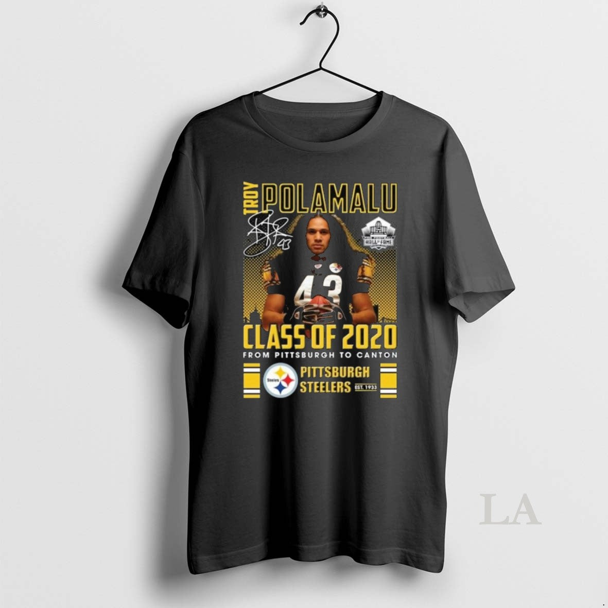Original Troy Polamalu Class 2020 Pittsburgh Canton Signature Long Sleve T-Shirts, Hoodie, Sweatshirt - T-Shirt, Sweatshirt, Hoodie