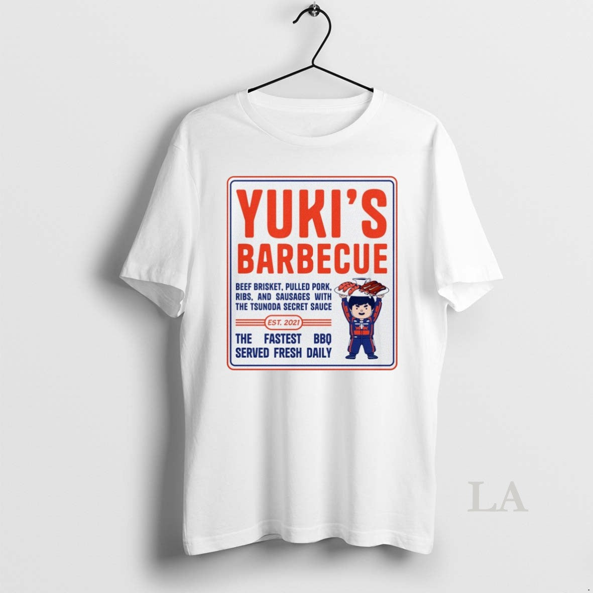 Original Tsunoda Yuki Yukis Barbecue Fastest Bbq Served Fresh Daily Est 2021 T-Shirts, Hoodie, Sweatshirt - T-Shirt, Sweatshirt, Hoodie