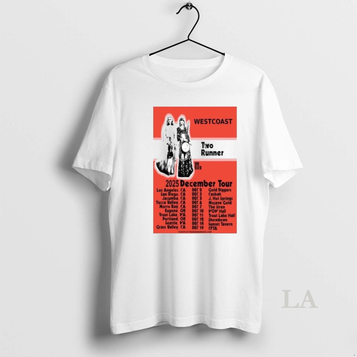Original Two Runner West Coast Tour December 2025 T-Shirts, Hoodie, Sweatshirt - T-Shirt, Sweatshirt, Hoodie