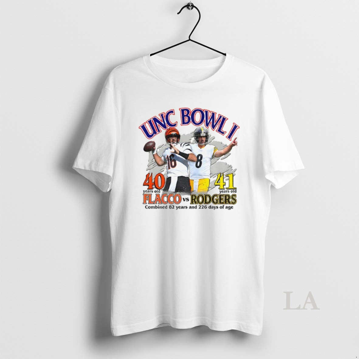 Original Unc Bowl I Joe Flacco 40 Vs Aaron Rodgers 41 Combined 82 Years T-Shirts, Hoodie, Sweatshirt - T-Shirt, Sweatshirt, Hoodie