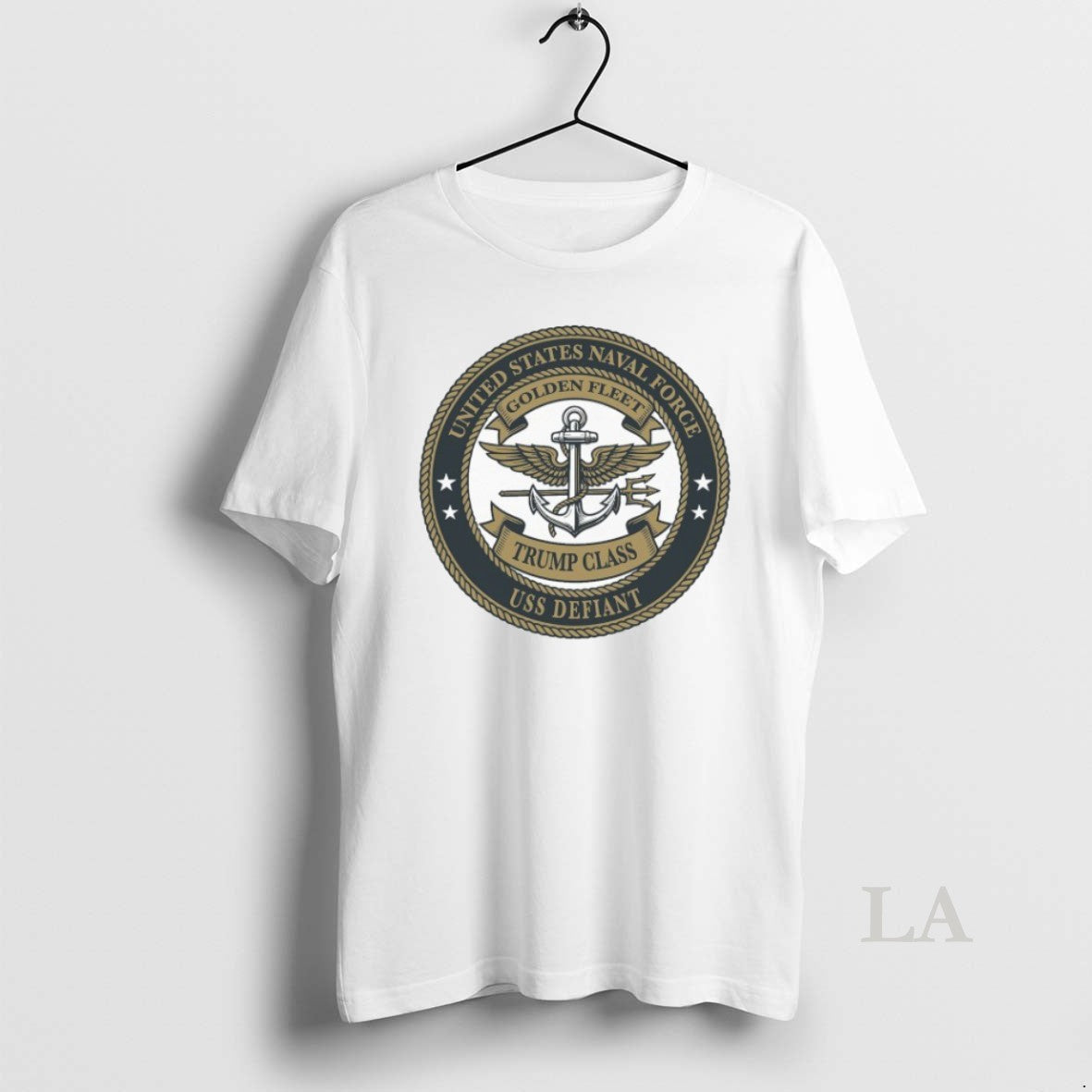 Original United States Naval Force Golden Fleet Trump Class Us Defiant Anchor Wings T-Shirts, Hoodie, Sweatshirt - T-Shirt, Sweatshirt, Hoodie